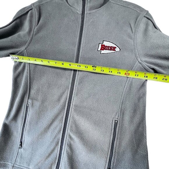 FeatherLite Fleece Jacket Gray Full Zip Boise High School Womens Girls Small - Picture 10 of 10